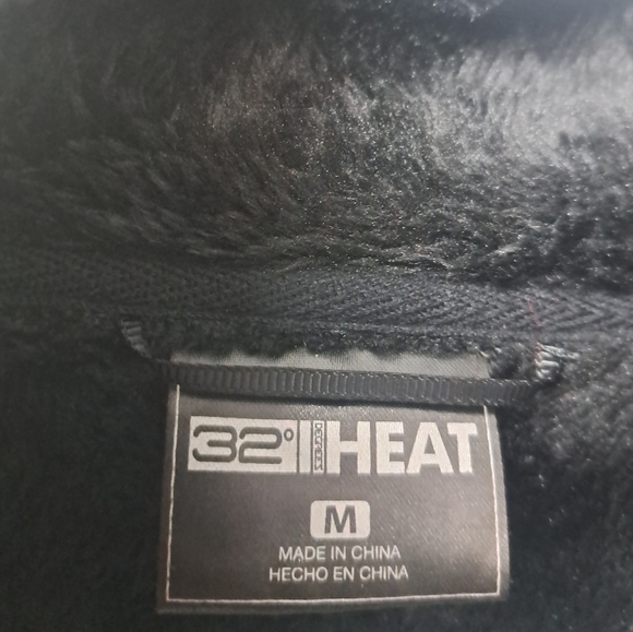 32 Degrees Heat Womens Full Zip Plush Jacket Sz Medium - Picture 3 of 6